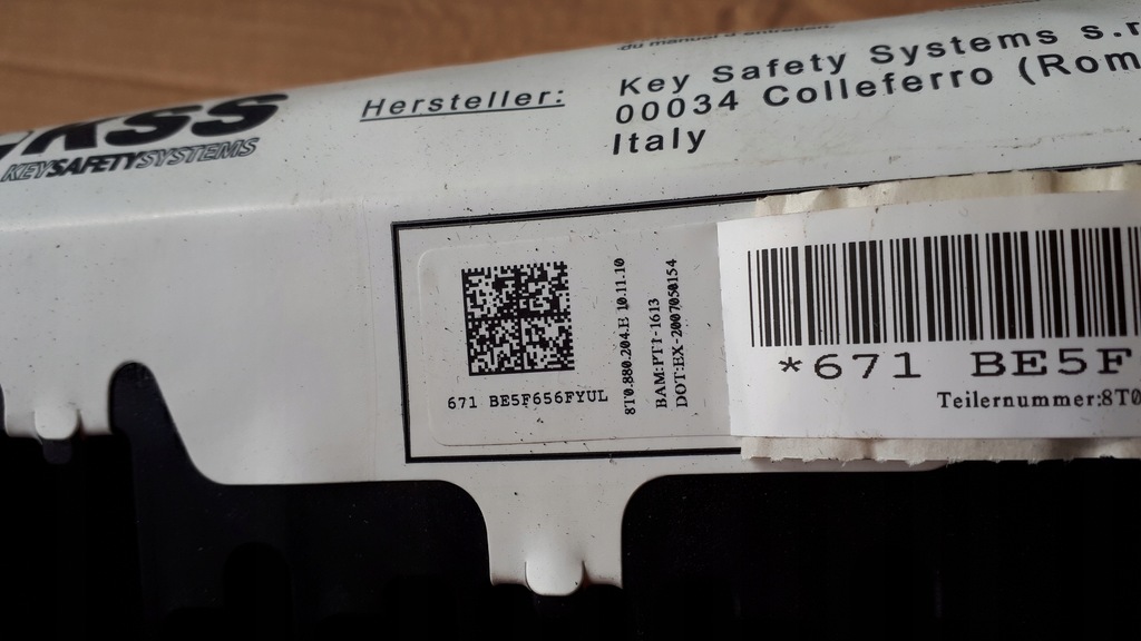 фото №8, S4 b8 a4 подушка подушка безопасности air bag пассажира a5 8t q5