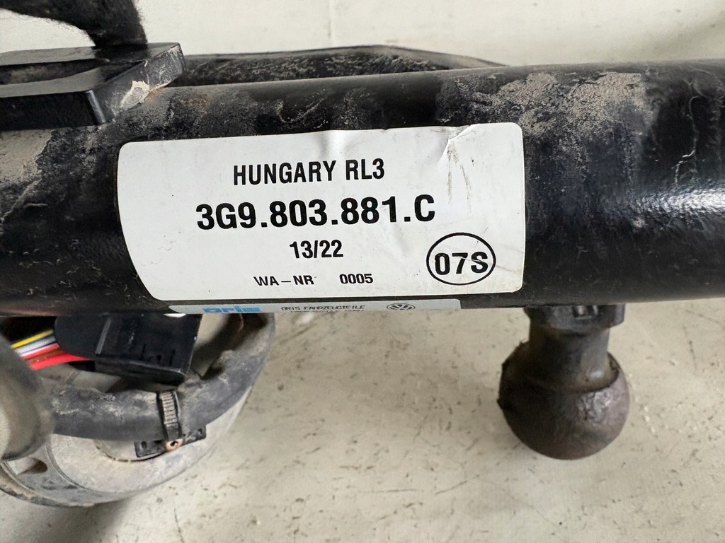 фото №7, Hak буксировочный электрический vw passat b8 kombi 3g9803881c