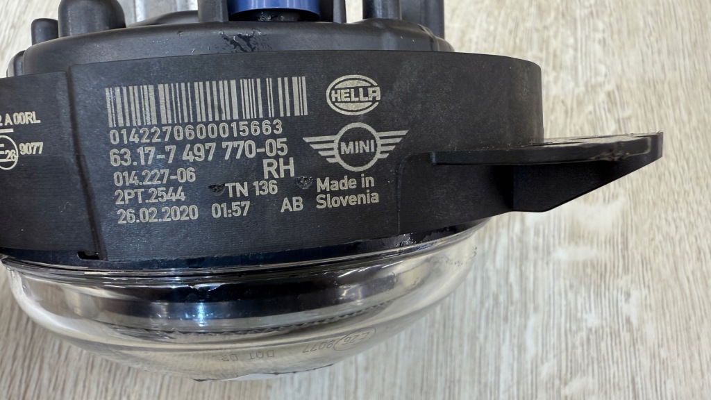 Правий протитуманна фара кільце світло drl mini f55 f56 f57 f60 63177497770 k61/879li Оригінал
