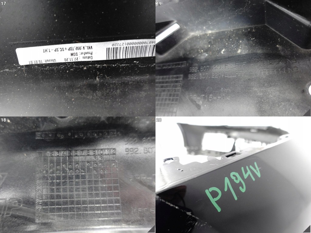 фото №12, Porsche 911 992 turbo 20- бампер перед b.ładny