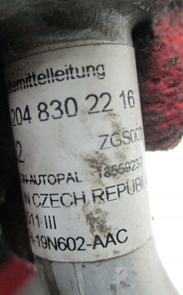 Шланг кондиционера glk w204 2.2 cdi a2048304716 с Разборки