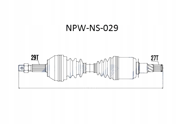 фото №9, Nty приводной вал приводная nissan navara mtm 05- pathfinder mtm 05- l p