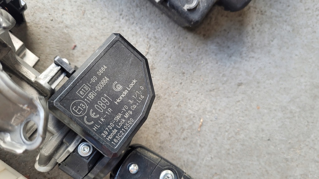 фото №4, Honda jazz iii lift 11-13 набір стартовий замок запалювання бортовий комп'ютер 37820-rb2-g16