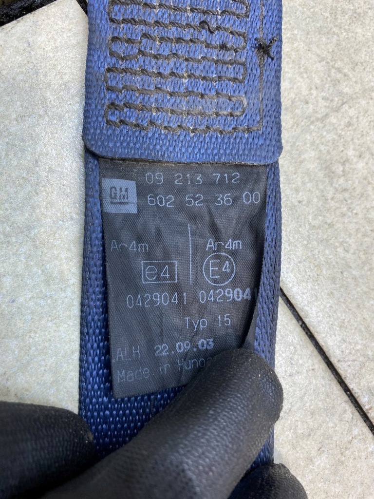 фото №7, Pas безпеки лівий задня agila a 09213712