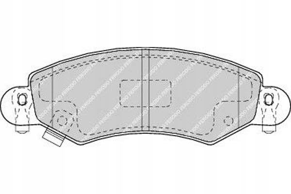 фото №2, Ferodo fdb1423 набор тормозных колодок тормозных, тормоза дисковые