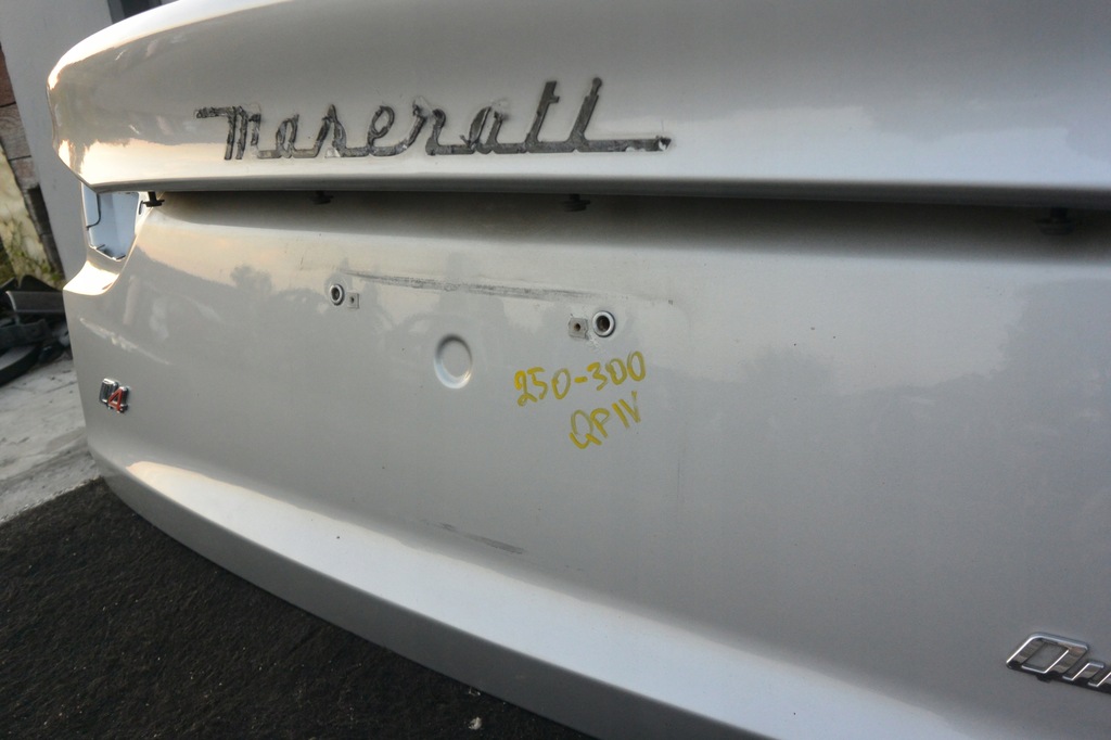 фото №9, Maserati quattroporte vi кришка багажника задня 817/b