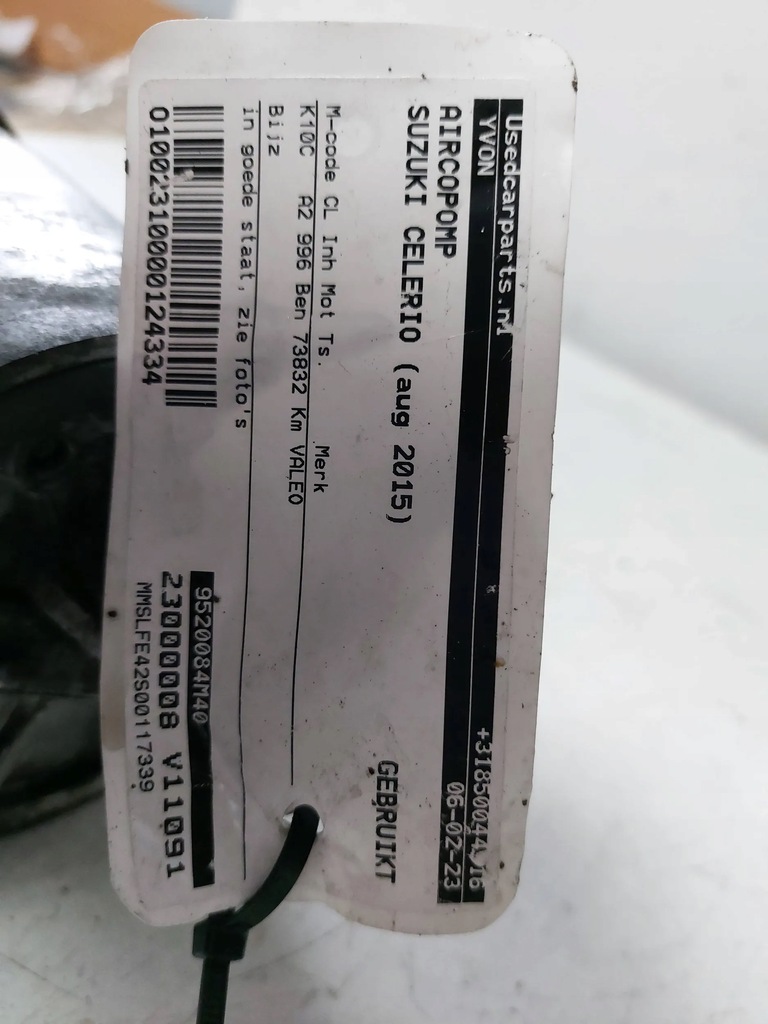 фото №5, Компресор кондиціонера suzuki celerio 1.0 12v