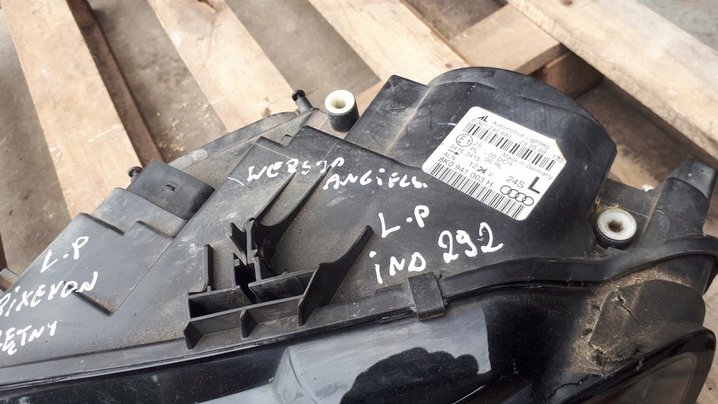 фото №6, A4 b8 s4 лампа лівий перед bixenon поворотний uk