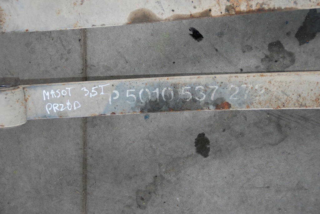 фото №3, Рессора renault mascot перед рессоры балка 5010537272