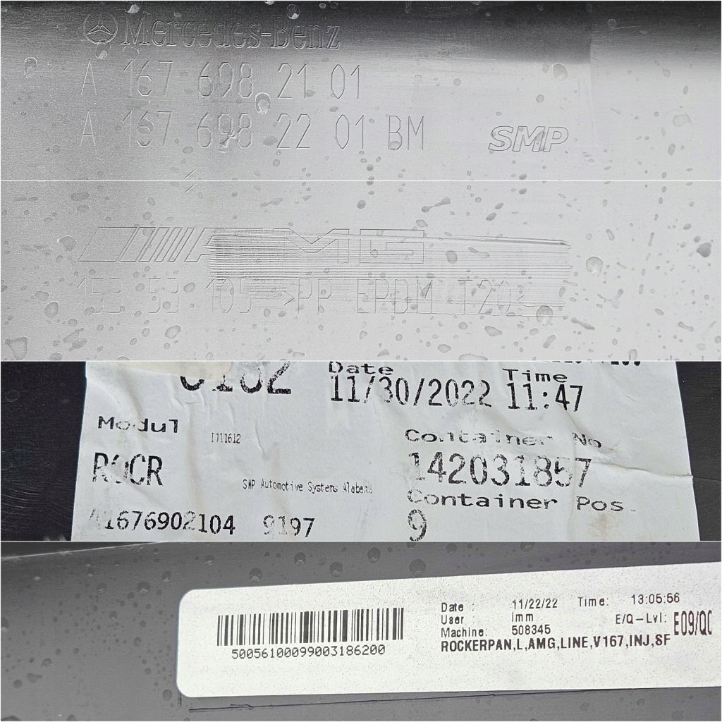 Ліва права накладка поріг поріг mercedes gle 2 2 amg w167 a1676982301 Київ