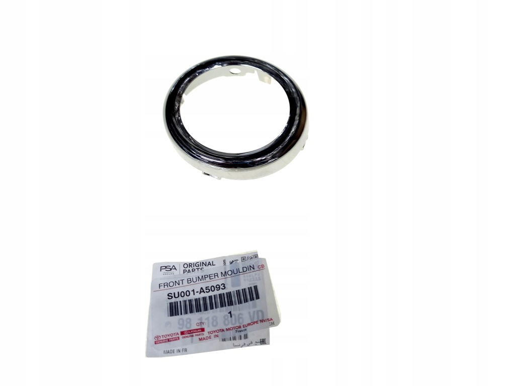 фото №2, Proace 16-23 защита хром кольцо решётка противотуманная фара левый