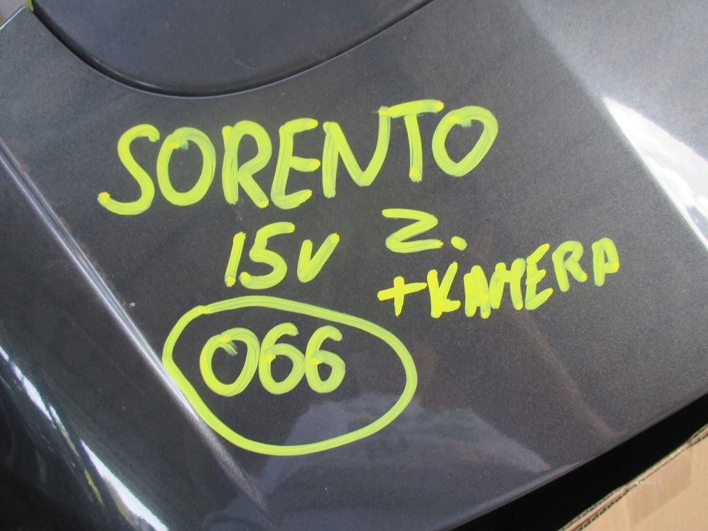 фото №6, Крышка багажника задняя kia sorento iii pod камера