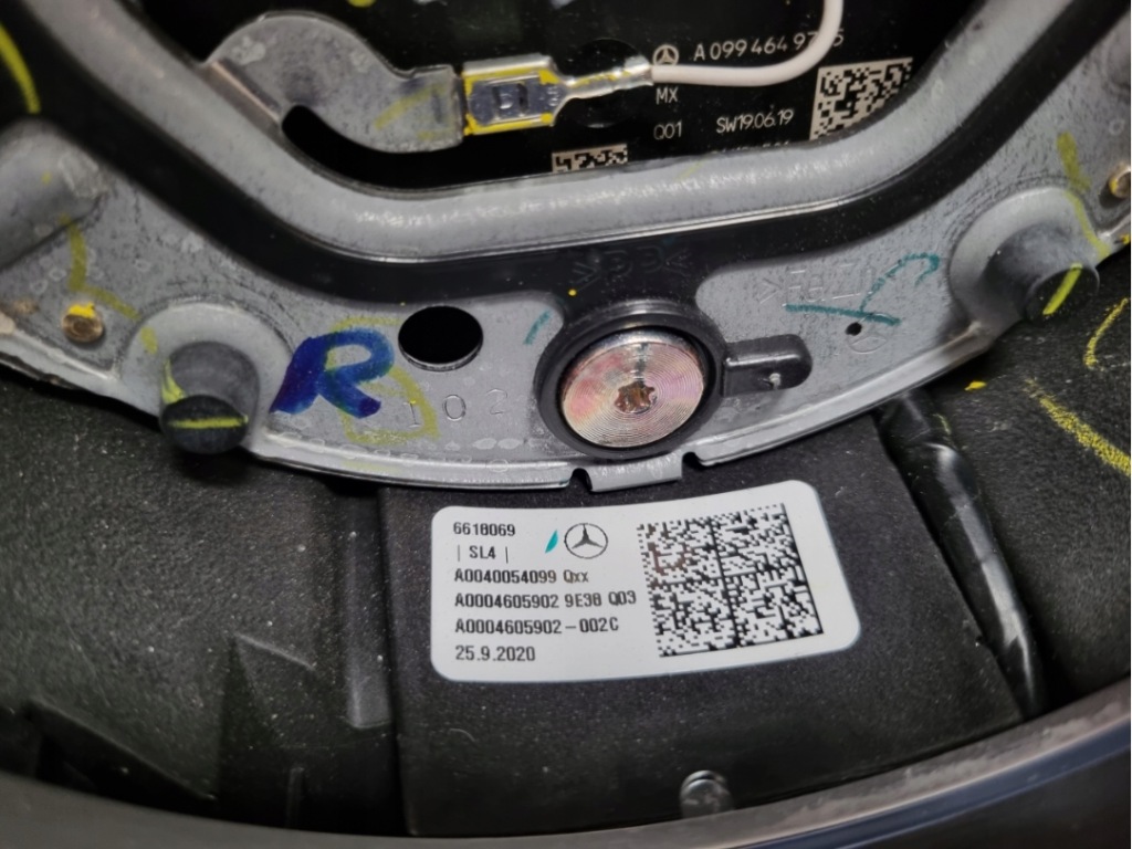 фото №10, Mercedes gle w167 воздуховод мультифункция лепестки переключения кожа a0040054099