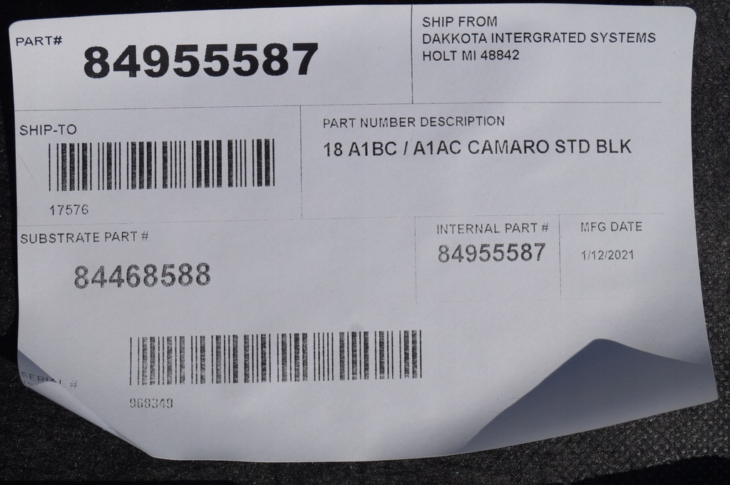 фото №9, Потолок потолок chevrolet camaro vi 6 84955587