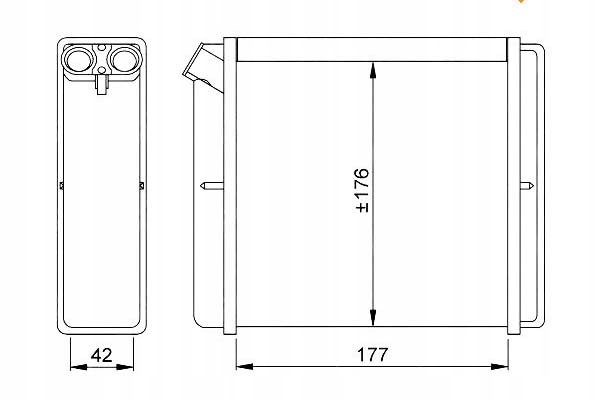 фото №1, Nrf обігрівач opel vectra a