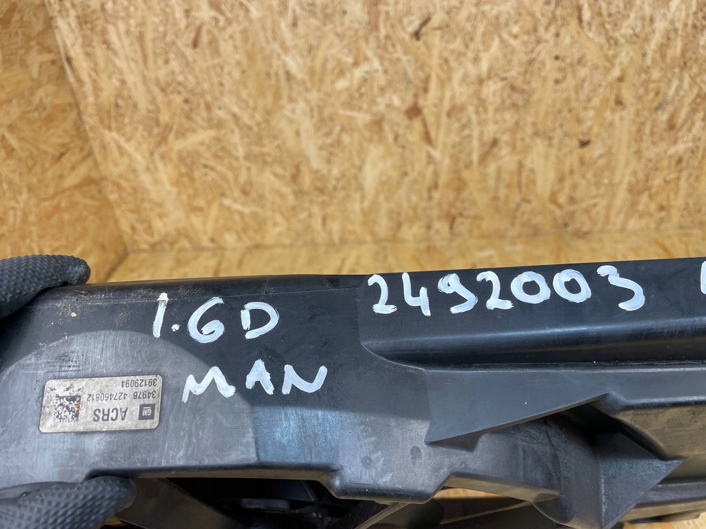 фото №11, Вентилятор радіатор корпус opel astra v k 39013322 39129094 1.6 cdti 2015-