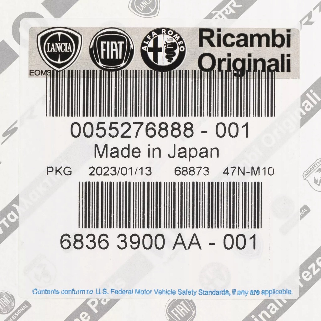 фото №9, Fiat оригінальний номер 55276888 датчик температури вихлопних газів