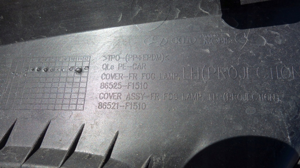 фото №8, Kia sportage iv lift решітка заглушка ліва перед