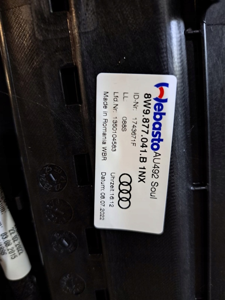 фото №11, Панорама audi a4 b9 kombi 8w9877041b