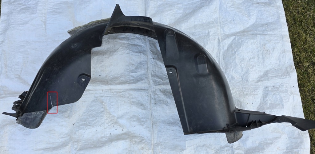 фото №1, Volvo v70 ii подкрылок левый перед 8648173