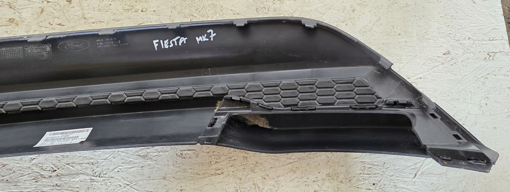 фото №10, Накладка dół бампера задняя заднего fiesta mk 7 vii