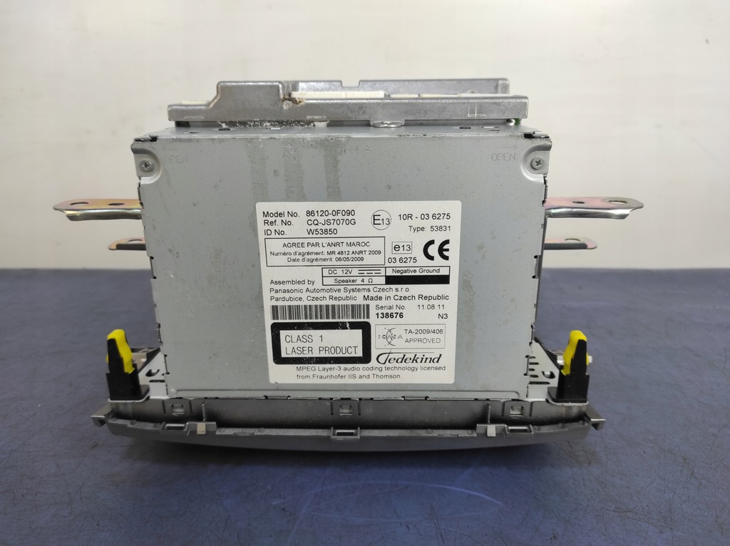 фото №6, Toyota verso радио радиопроигрыватель cd 86120-0f090