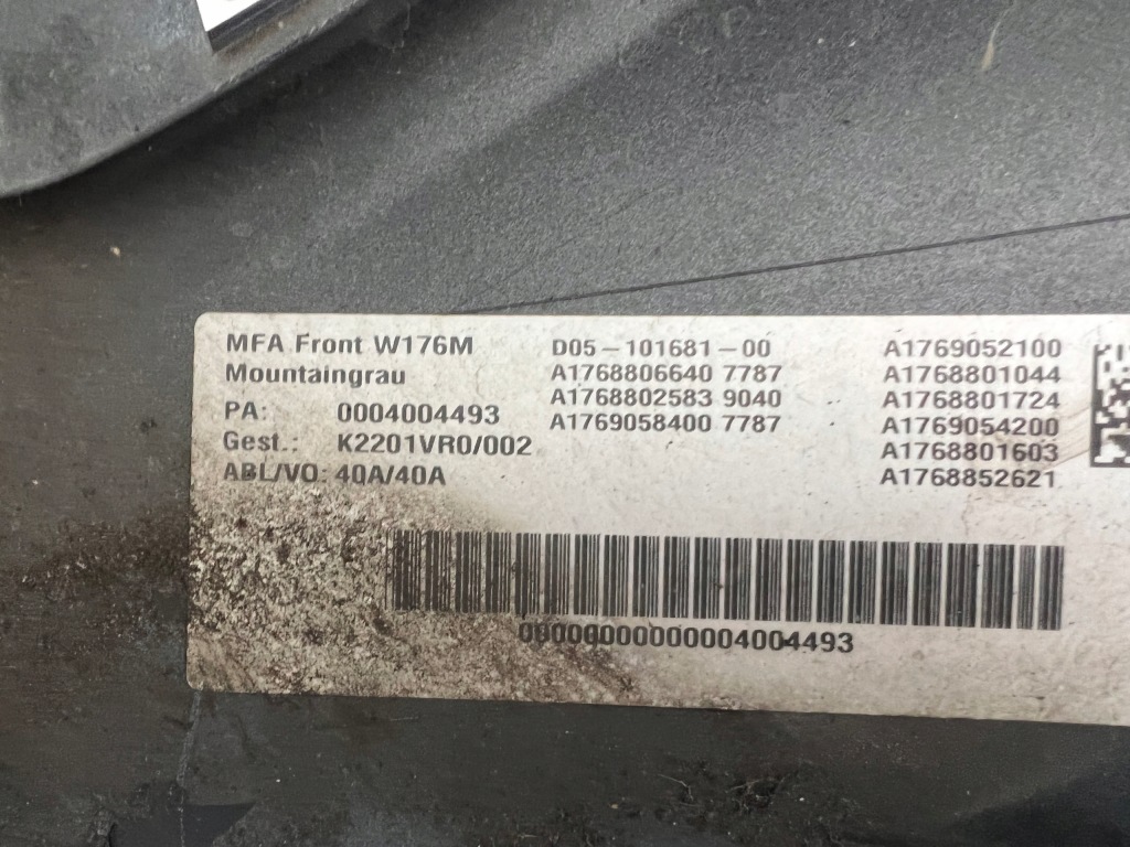 Купить Mercedes-benz оригинальный номер a1768806640 бампер