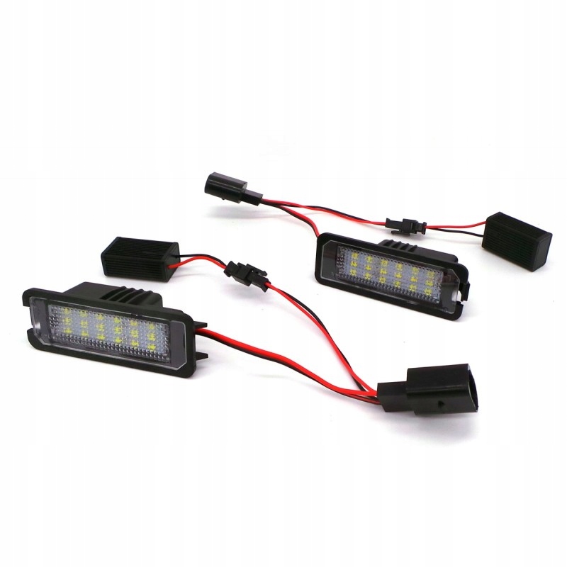 фото №13, Vw polo ліхтарі номерного знака реєстраційний led 2x650lm