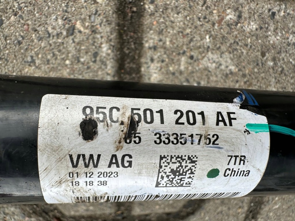 Приводной вал audi volkswagen porsche 95c501201af Цена