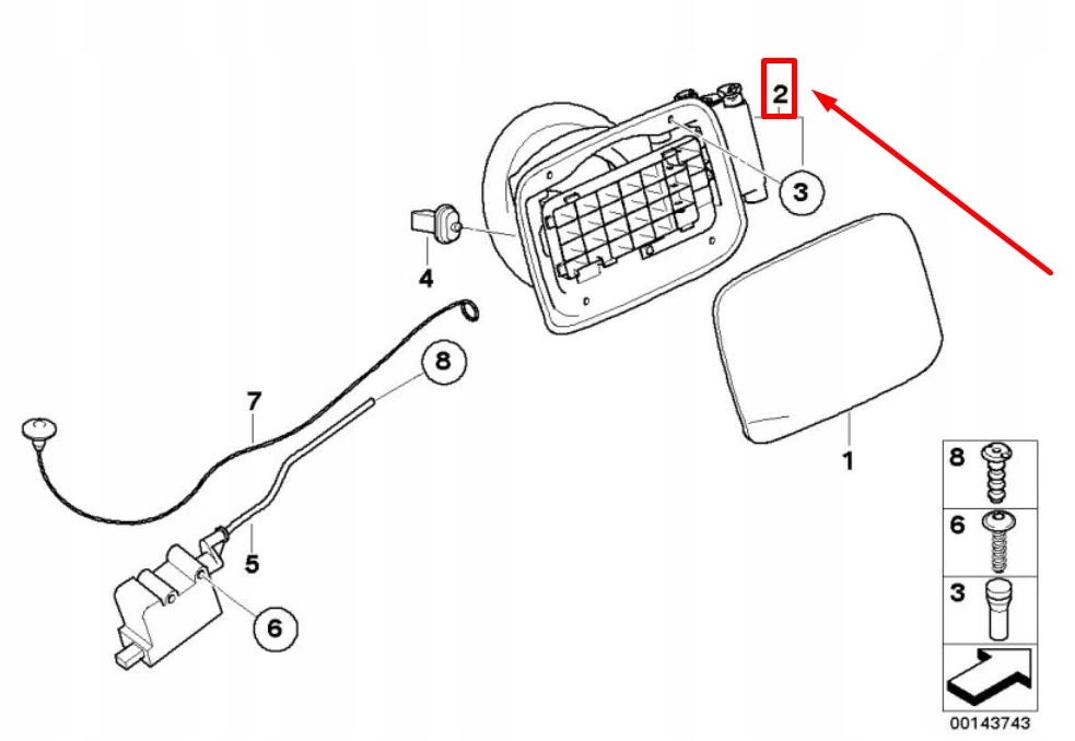 фото №11, Кришка бака пального bmw 3 coupe e92 51177117982 7117982