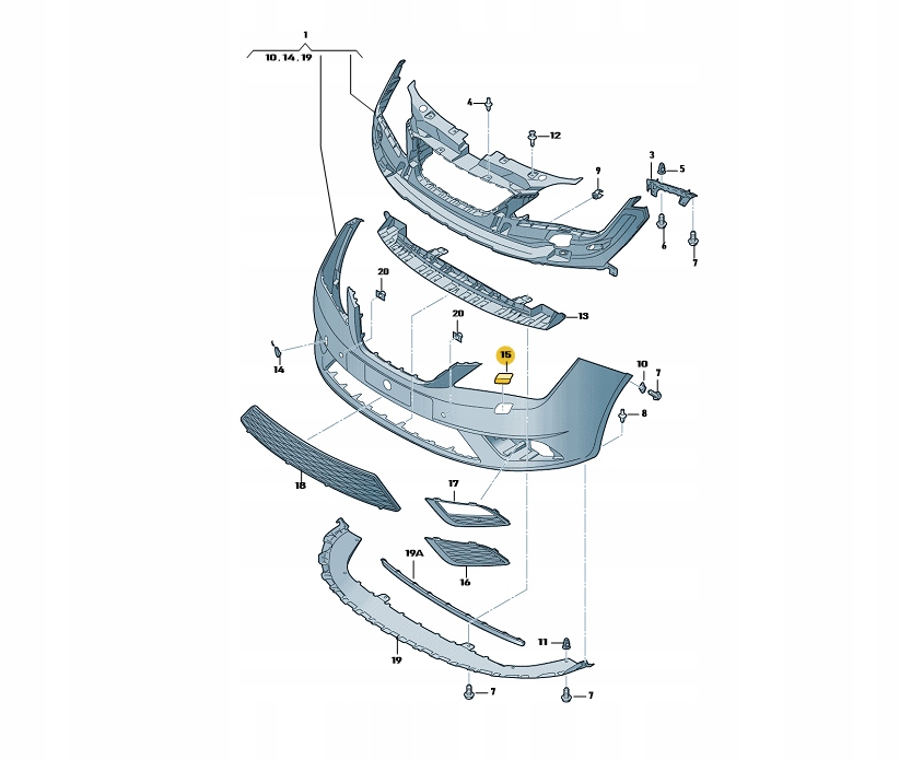 фото №3, Правая заглушка распылителя фара ibiza