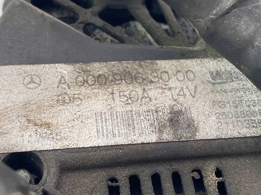 фото №5, Mercedes-benz генератор kompletny a0009063000