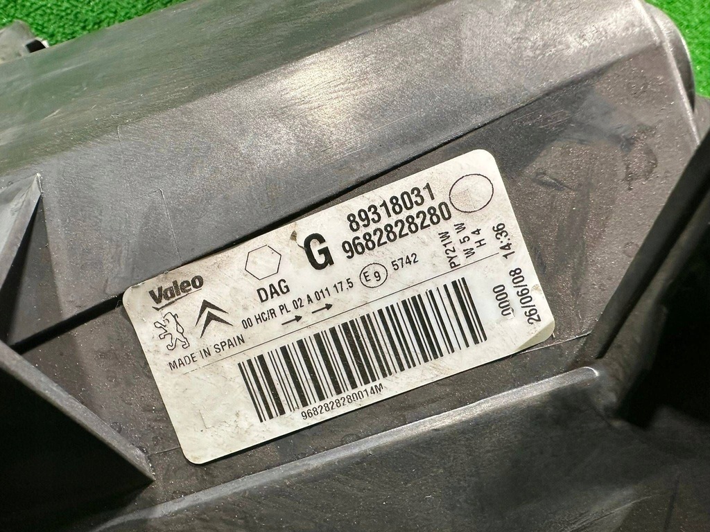 фото №10, Лампа citroen berlingo ii lift 08-12r лівий перед europa 89318031