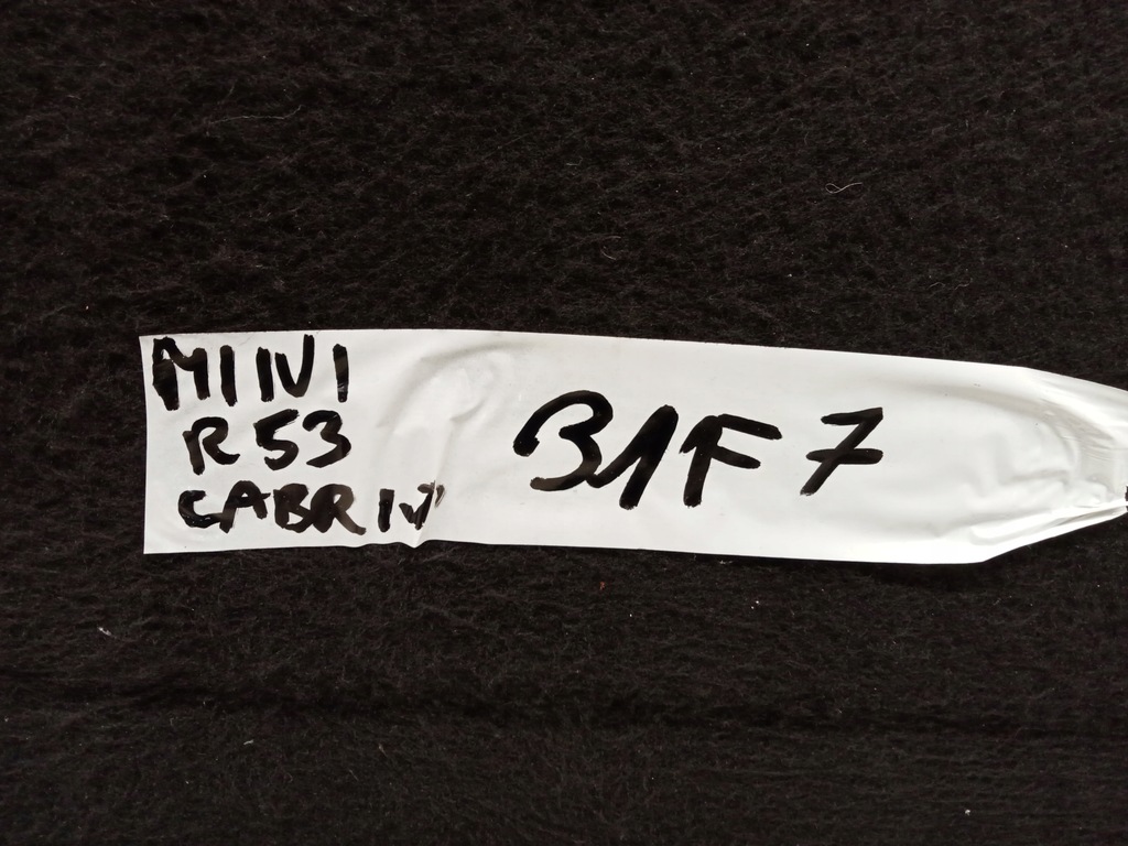 фото №8, Полка задняя багажника mini r53 cabrio 7114895 ładna