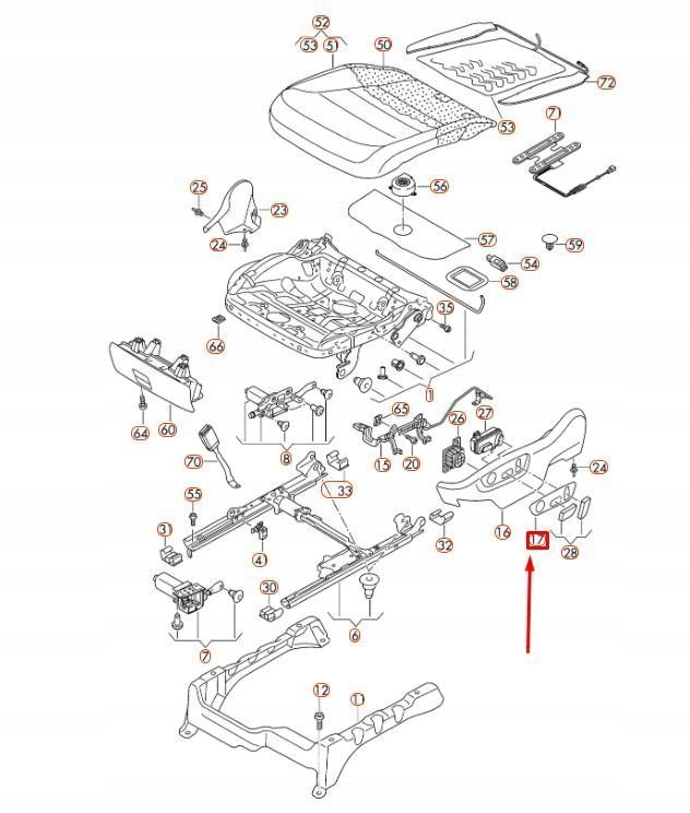 фото №8, Кнопка перемикача сидіння volkswagen touareg 7p 7p6882515e9b9.