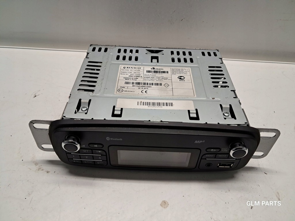 фото №1, Renault clio iv радио радиопроигрыватель 281154149r