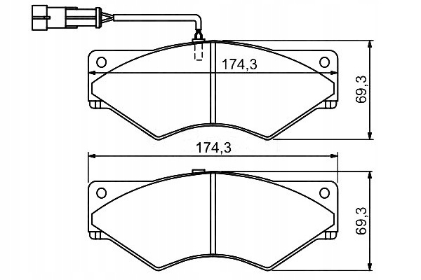 фото №2, Гальмівні колодки гальмівні iveco daily ii renault twingo ii