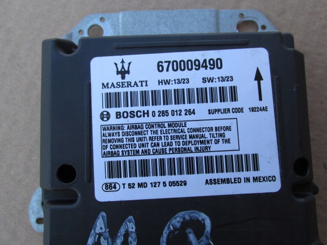 фото №5, Maserati quattroporte vi 2015r. датчик модуль подушка безопасности 670009490 0285012264