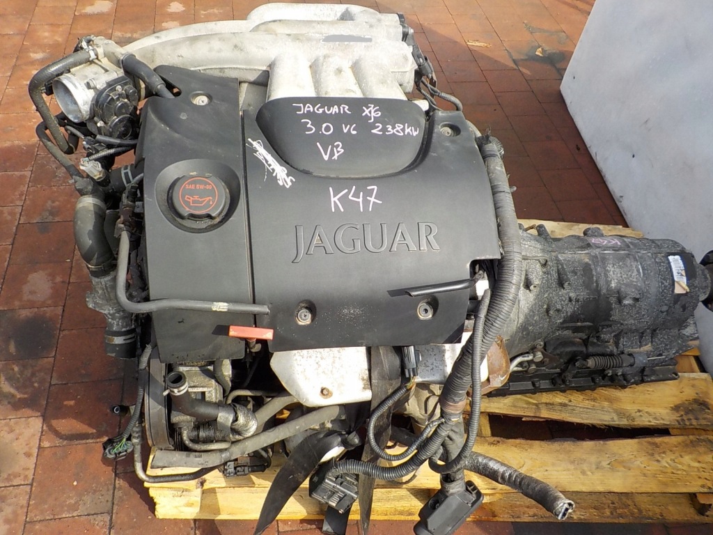 Jaguar xj6 03r 3.0 v6 238km двигатель vb комплектный с Разборки