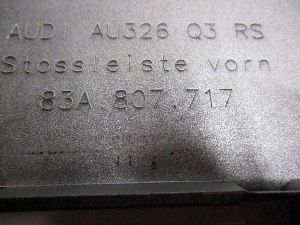 фото №7, Накладка бампера audi q3 rsq3 83a807717 спойлер