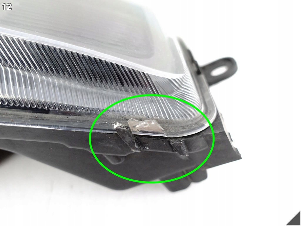 фото №13, Vw tiguan ii 5na r-line 15-20 t-roc 2ga 17-21 противотуманная фара левый перед чёрный