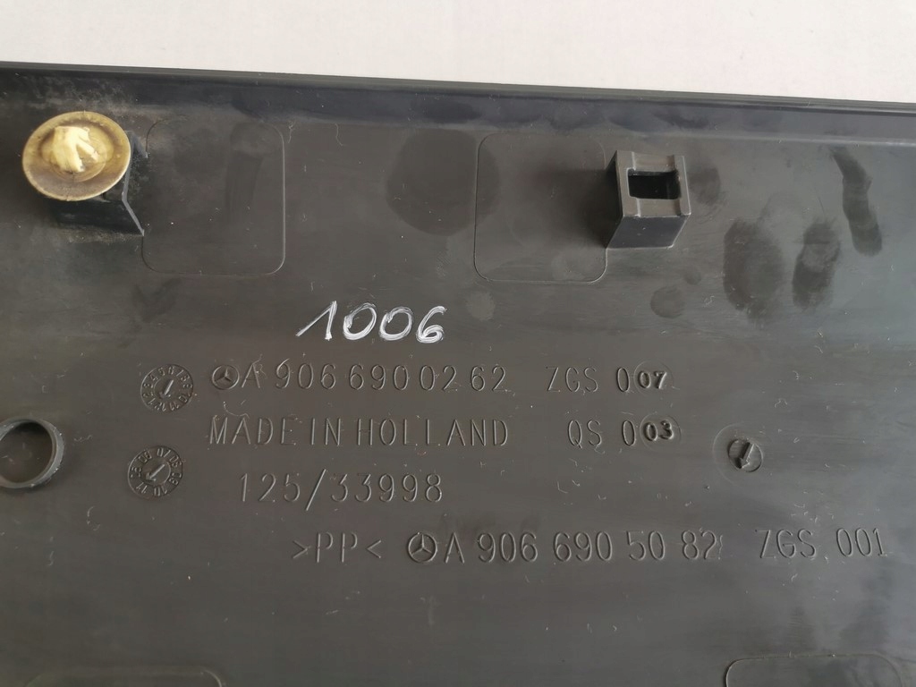 фото №3, Mercedes-benz оригинальный номер a9066900262 молдинг декоративная / защитная, бампер