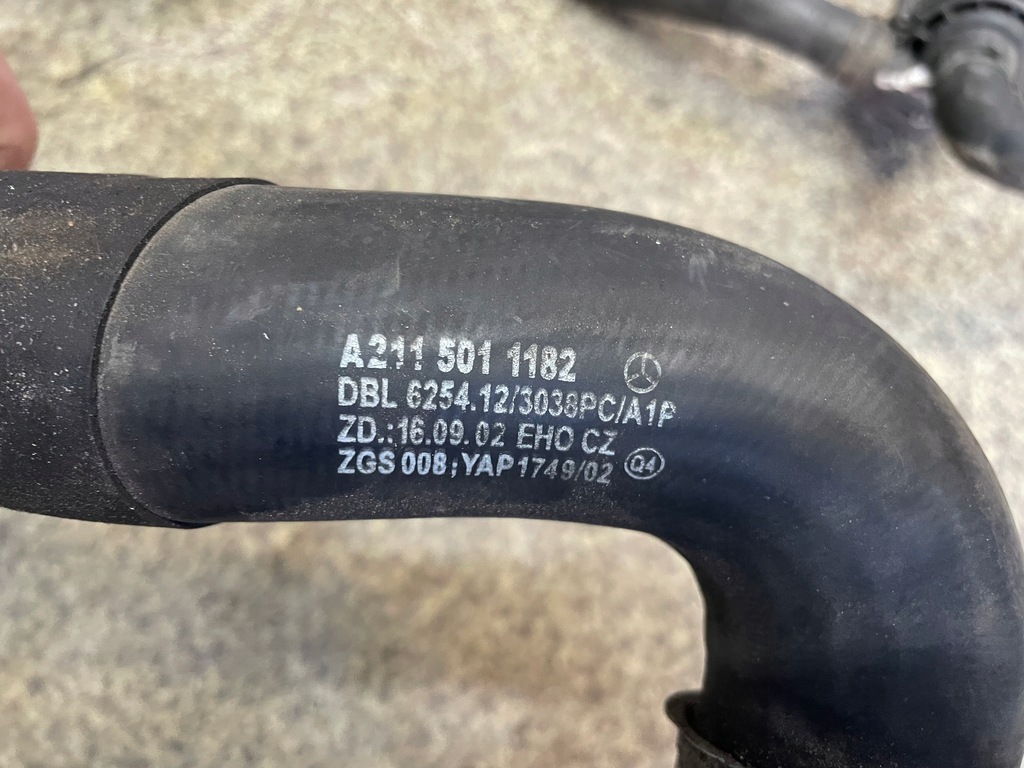 фото №10, Магистраль бачок помпа клапан шланги wody mercedes w211 e320 3.2 cdi