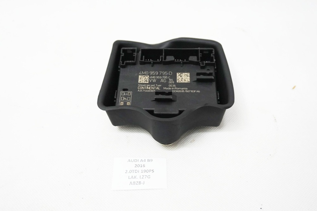 фото №1, Модуль дверь audi a4 b9 8w 4m0959795d 4m0959795c