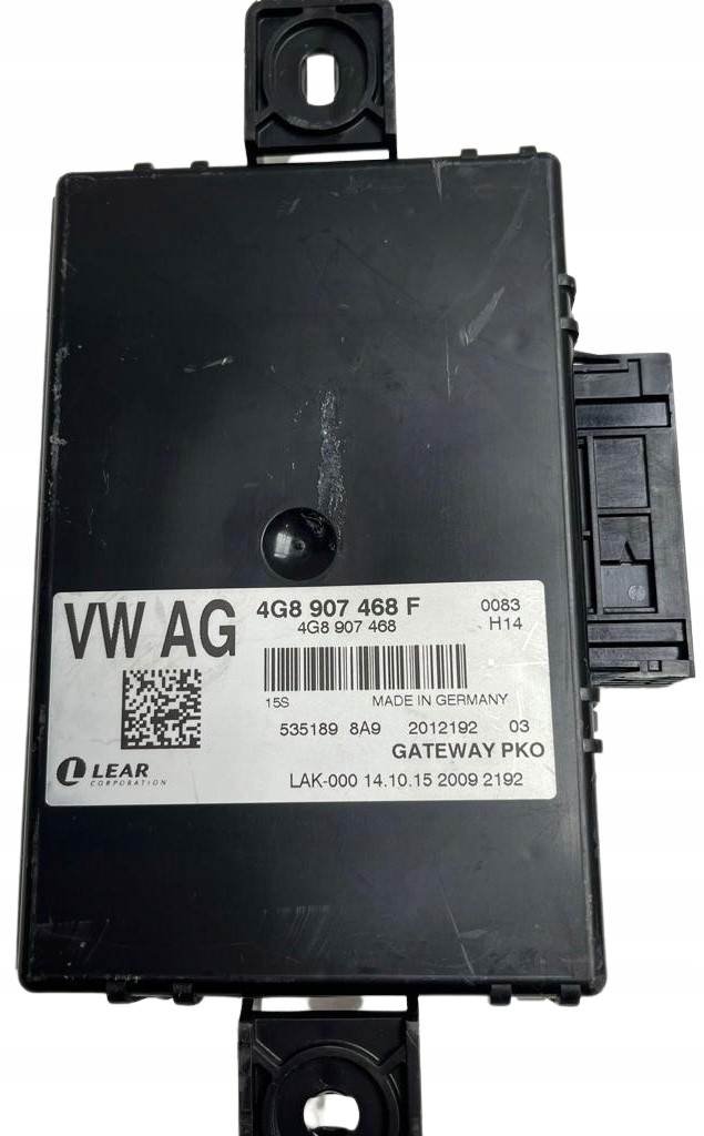 фото №1, Модуль блок керування шлюз 4g8907468f audi a6 a7