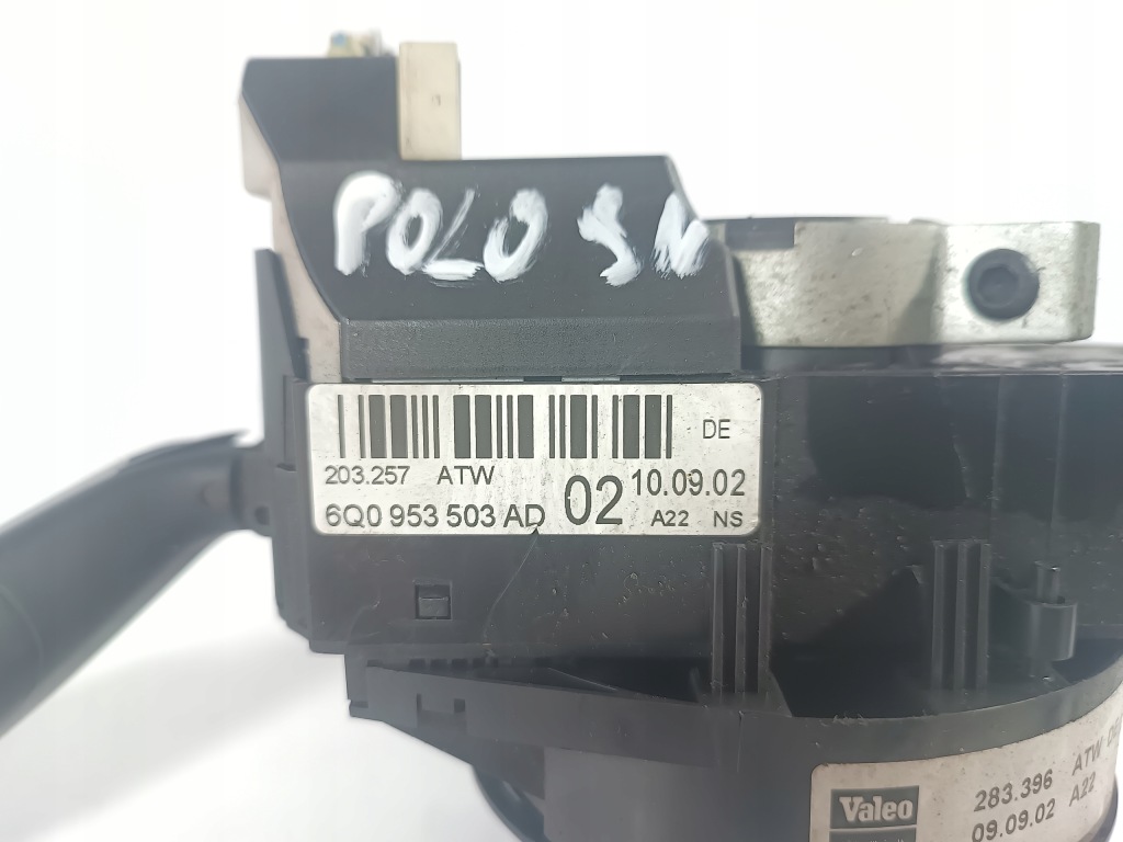 фото №5, Vw polo n9 9n 01-07 переключатель комбинированный света оригинальный номер 6q0953503ad