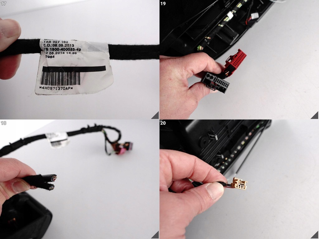 фото №9, Audi a8 s8 4h0 d4 13-17 lift підлокітник тунель задній сидіння джгут long