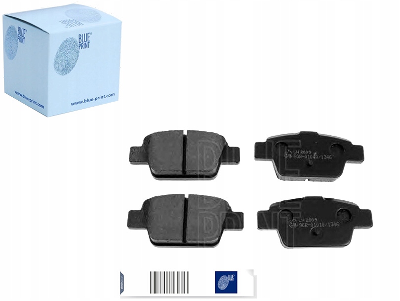 фото №1, Bluadl144204 тормозные колодки тормозные задняя alfa romeo mito