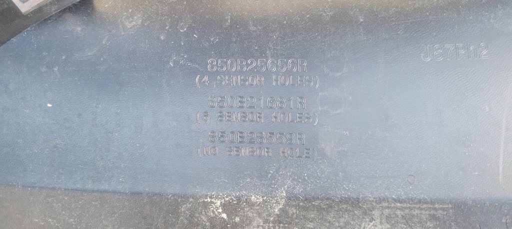 Бампер задняя задний накладка renault captur lift // 1572 Киев