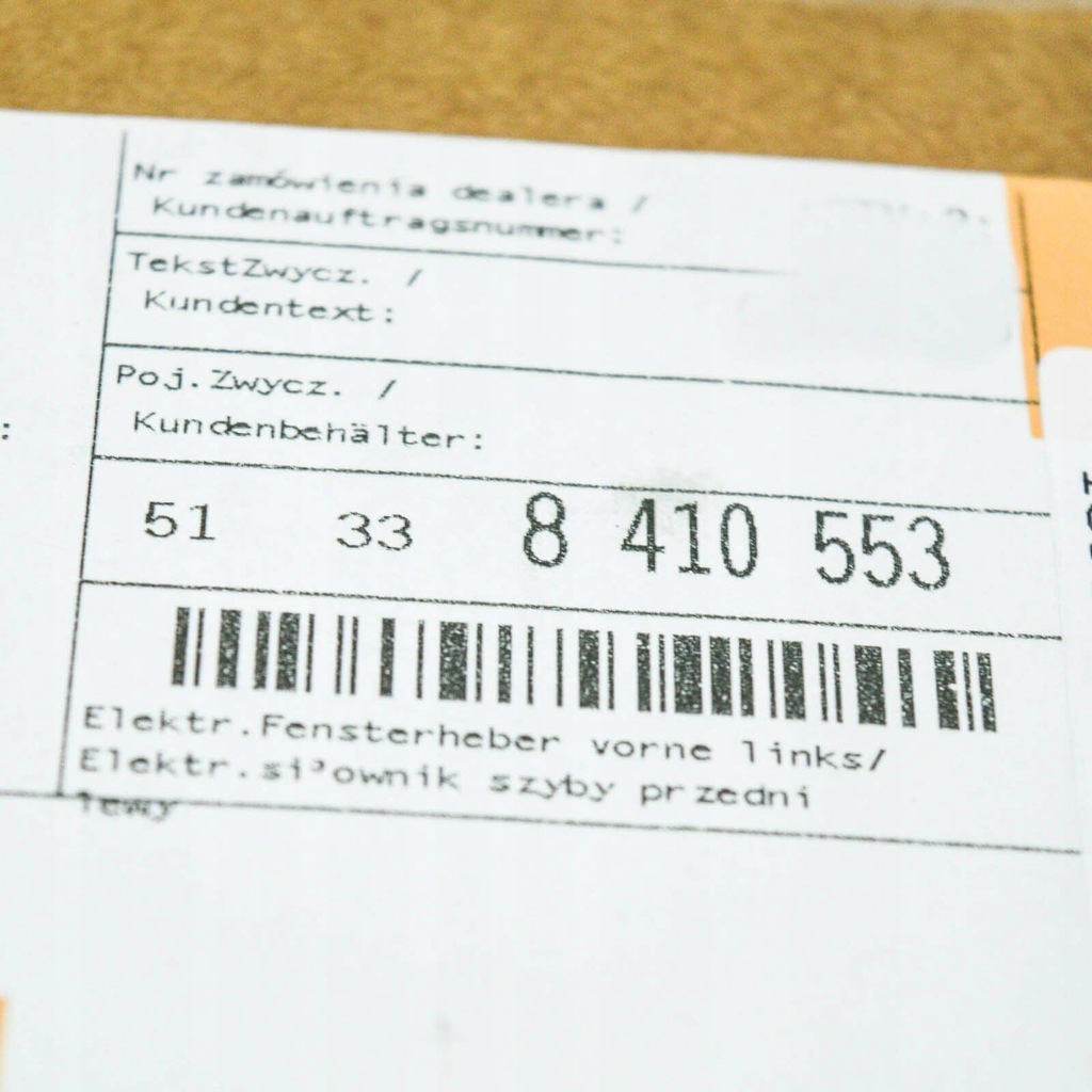 фото №9, Bmw z3 e36 передня частина left window регулятор 51338410553 8410553